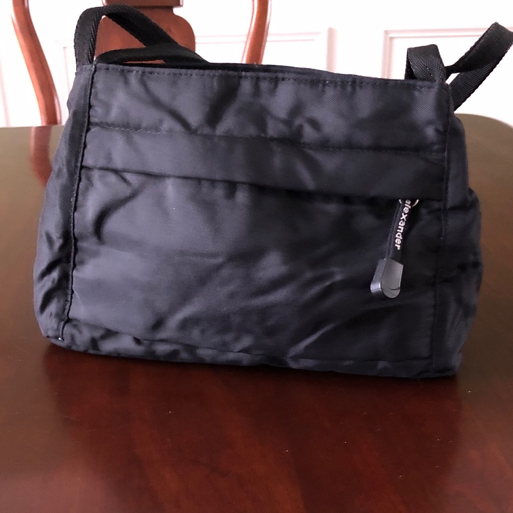 Black Satchel Bag by Derek Alexander